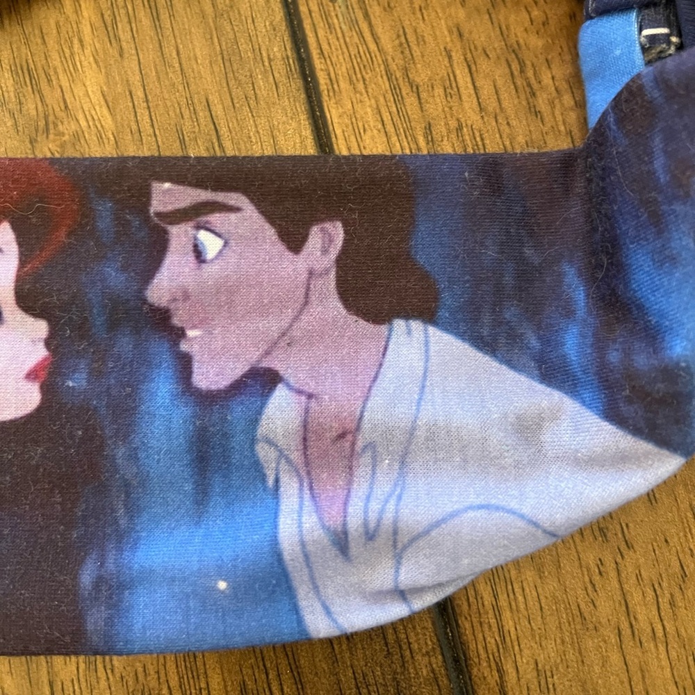 Disney the little mermaid Ariel and Prince Eric fabric headband - Picture 3 of 8